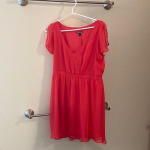 Orange Express Vneck Dress